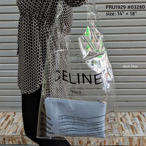 celine plastic bag 2018